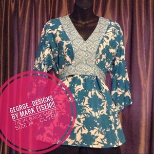 GEGRGE (Designs by Mark Eisen) Size Medium!!Nice!!